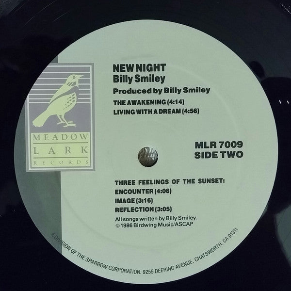 Billy Smiley - New Night - LP