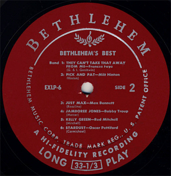 Various - Bethlehem's Best - LP
