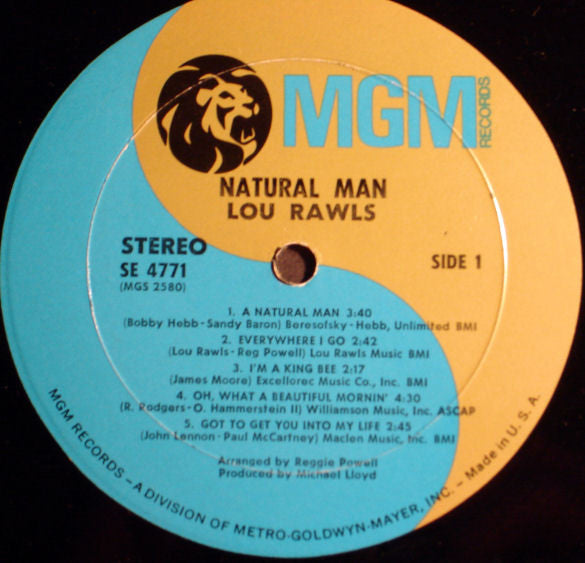 Lou Rawls - Natural Man - LP