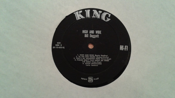 Bill Doggett - High And Wide - LP