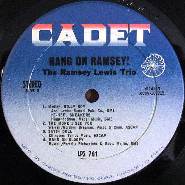 The Ramsey Lewis Trio - Hang On Ramsey! - LP