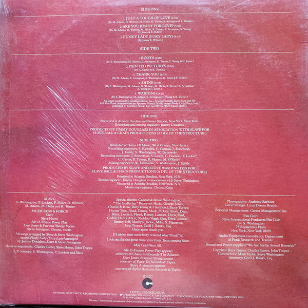 Slave - Just A Touch Of Love - LP