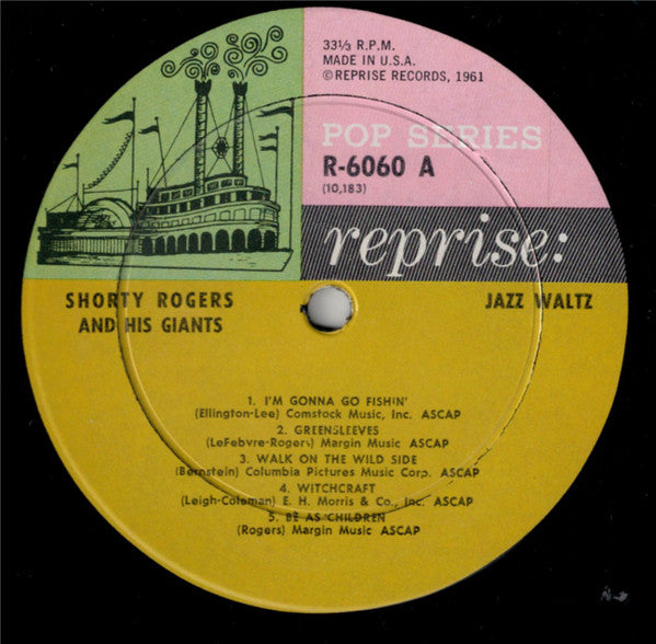 Shorty Rogers & His Giants* - Jazz Waltz - LP