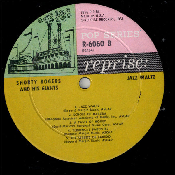 Shorty Rogers & His Giants* - Jazz Waltz - LP