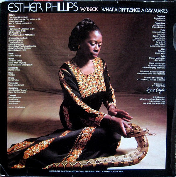 Esther Phillips W/ Beck* - What A Diff'rence A Day Makes - LP