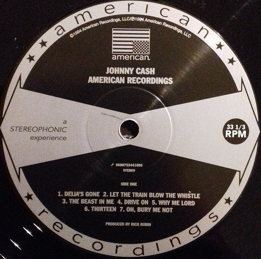 Johnny Cash - American Recordings - LP
