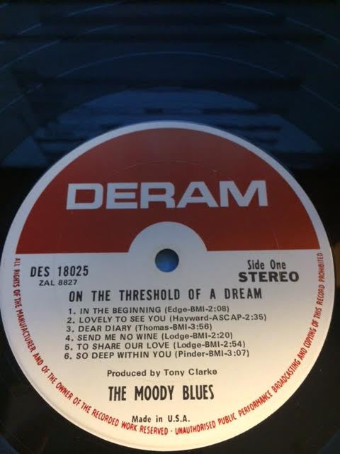 The Moody Blues - On The Threshold Of A Dream - LP