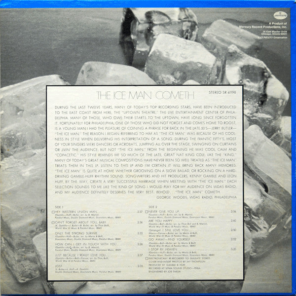 Jerry Butler - The Ice Man Cometh - LP