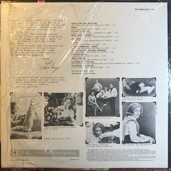 Lesley Gore - Boys, Boys, Boys - LP