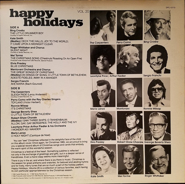 Various - Happy Holidays, Vol. 20 - LP