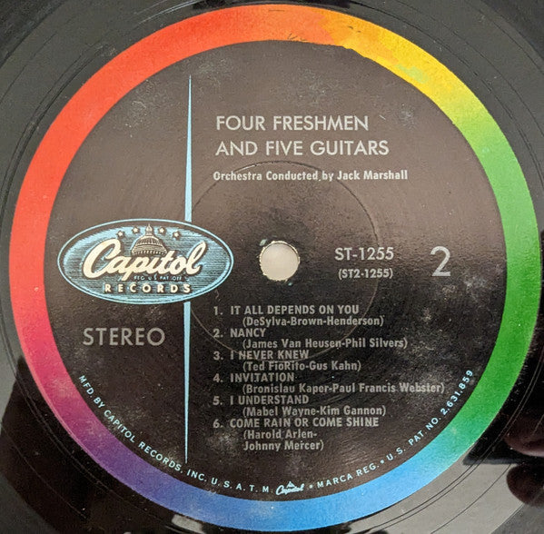 The Four Freshmen - The Four Freshmen And Five Guitars - LP
