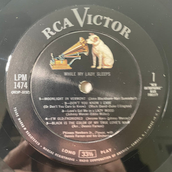 Phineas Newborn Jr. With Dennis Farnon And His Orchestra - While My Lady Sleeps - LP