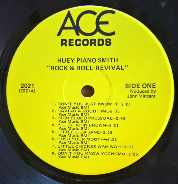 Huey "Piano" Smith - Huey "Piano" Smith's Rock & Roll Revival! - LP
