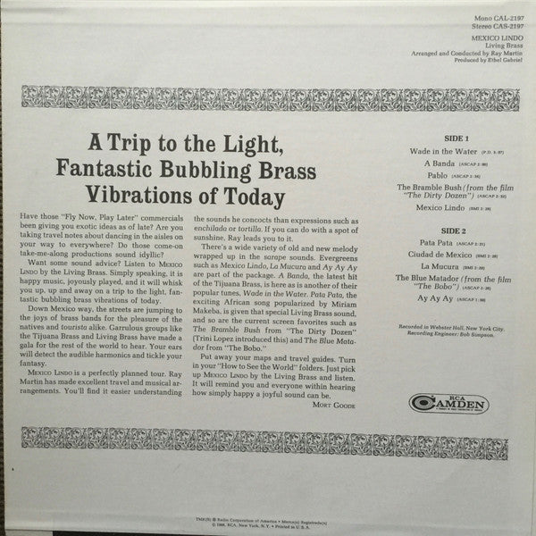 Living Brass - Mexico Lindo - LP