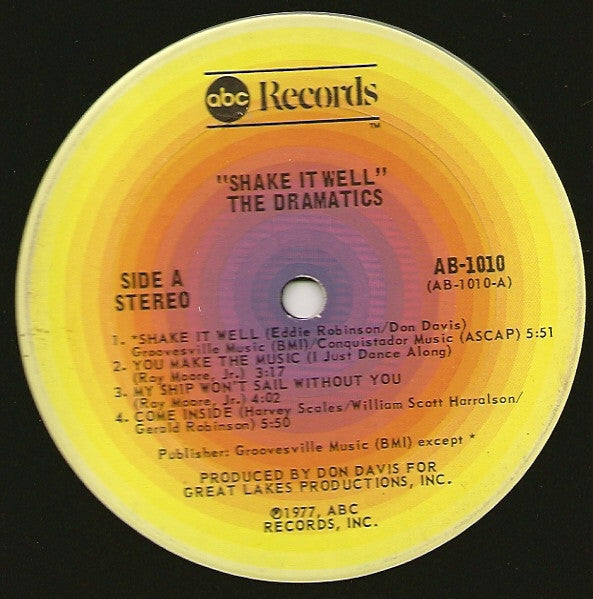 The Dramatics - Shake It Well - LP