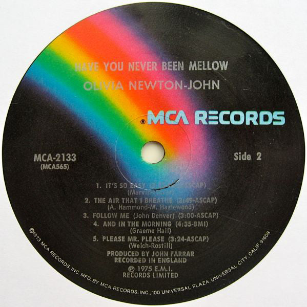 Olivia Newton-John - Have You Never Been Mellow - LP