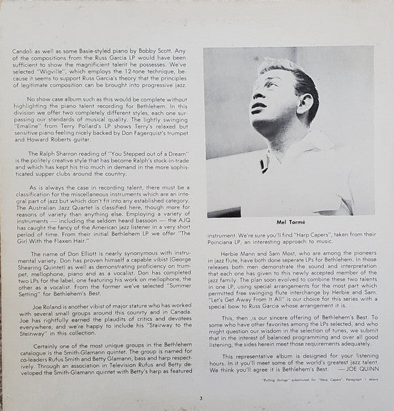 Various - Bethlehem's Best - LP