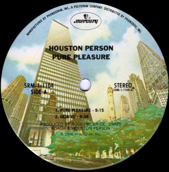 Houston Person - Pure Pleasure - LP