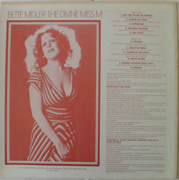 Bette Midler - The Divine Miss M