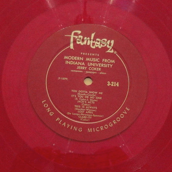 Jerry Coker - Modern Music From Indiana University - LP