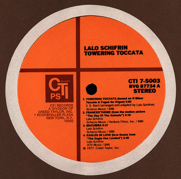 Lalo Schifrin - Towering Toccata - LP