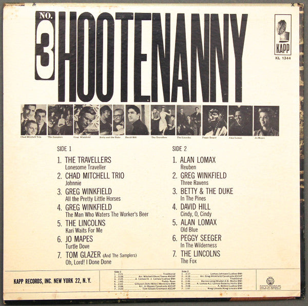 Various - Hootenanny No. 3 - LP