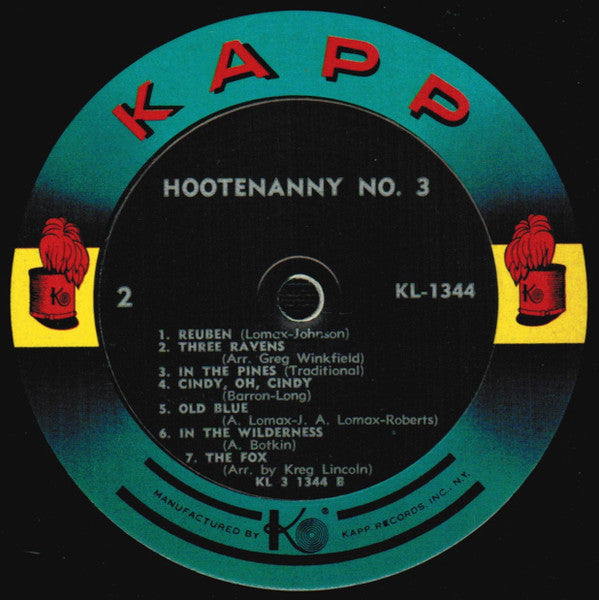 Various - Hootenanny No. 3 - LP