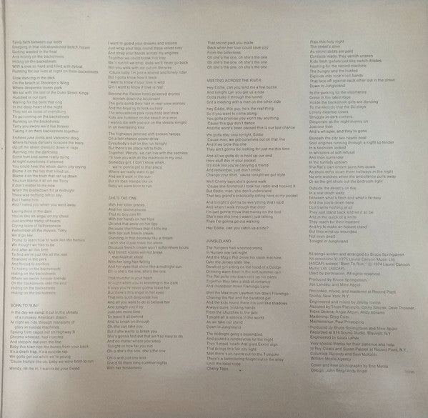 Bruce Springsteen - Born To Run - LP