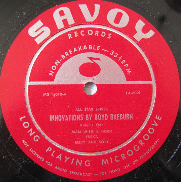 Boyd Raeburn - Innovations By Boyd Raeburn Volume 1 - LP