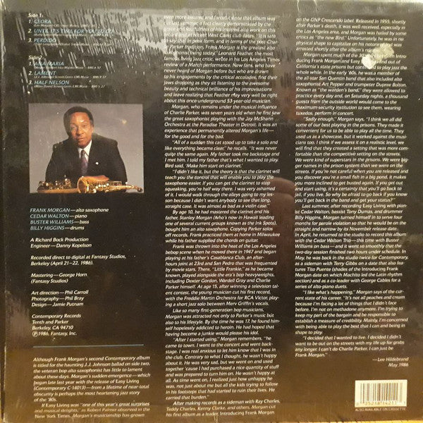 Frank Morgan - Lament - LP