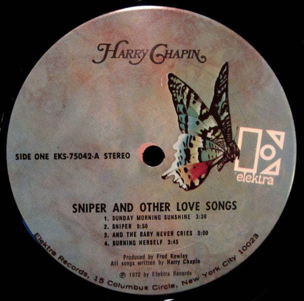 Harry Chapin - Sniper And Other Love Songs - LP