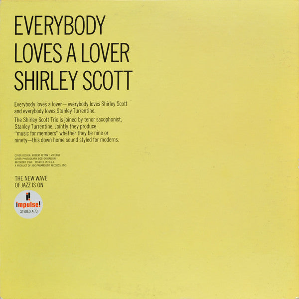 Shirley Scott - Everybody Loves A Lover - LP