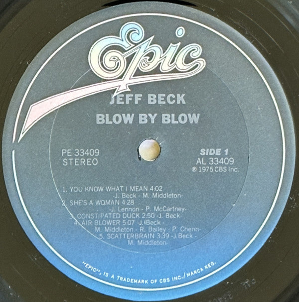 Jeff Beck - Blow By Blow - LP