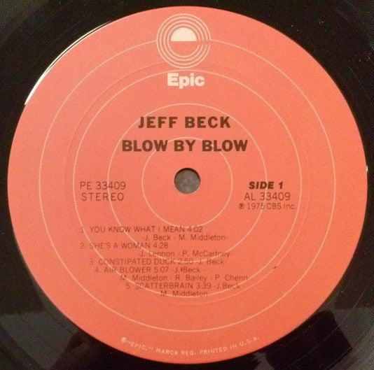 Jeff Beck - Blow By Blow - LP