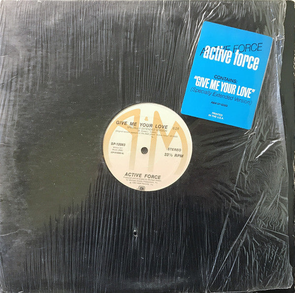 Active Force  - Give Me Your Love - LP