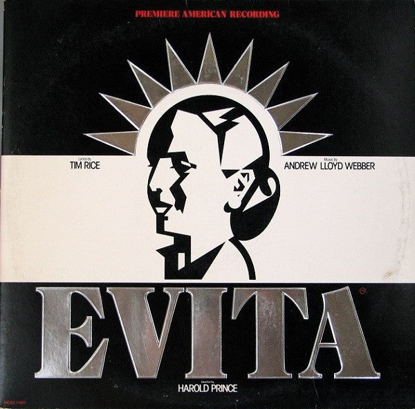 Andrew Lloyd Webber And Tim Rice - Evita: Premiere American Recording - LP