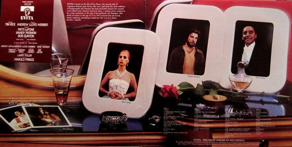 Andrew Lloyd Webber And Tim Rice - Evita: Premiere American Recording - LP