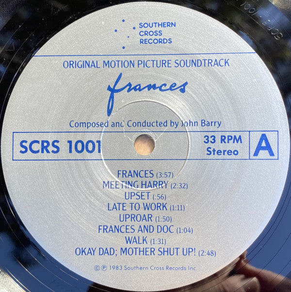 John Barry - Frances (Original Motion Picture Soundtrack) - LP