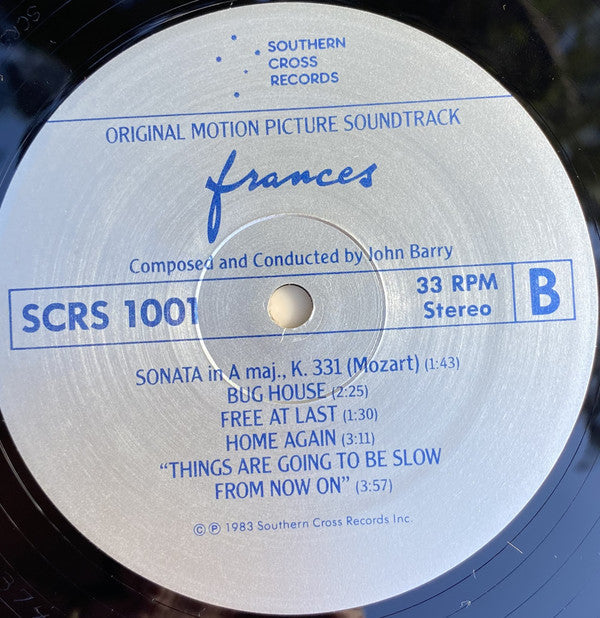 John Barry - Frances (Original Motion Picture Soundtrack) - LP
