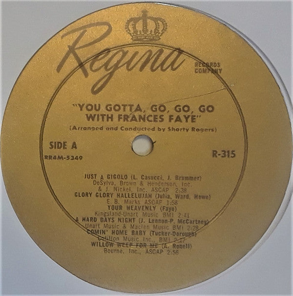 Frances Faye - You Gotta Go! Go! Go! - LP