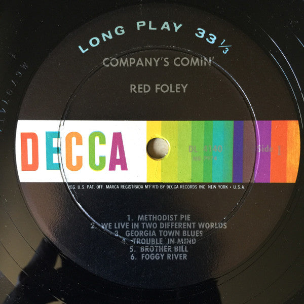Red Foley - Company's Comin' - LP