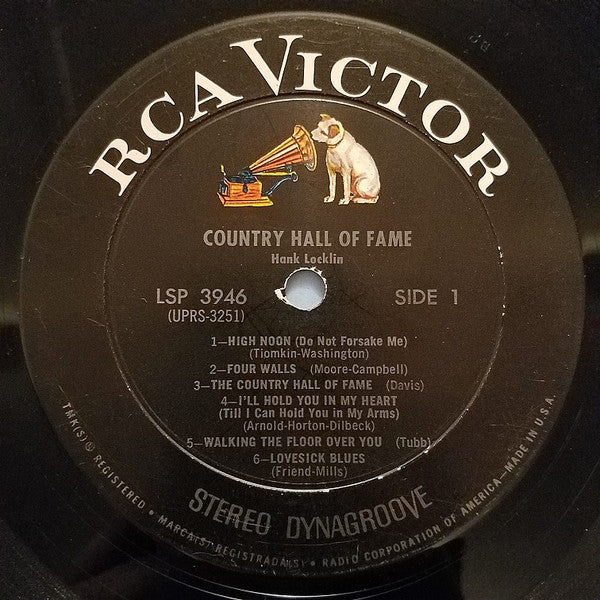 Hank Locklin - Country Hall Of Fame - LP