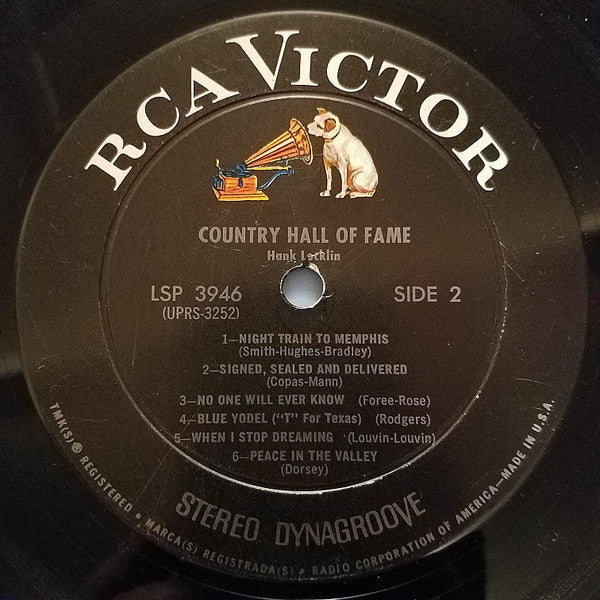 Hank Locklin - Country Hall Of Fame - LP