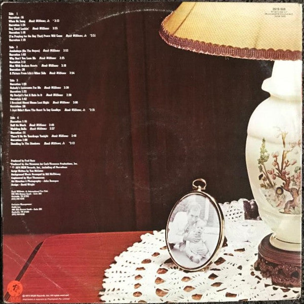 Hank Williams, Hank Williams Jr. - Insights Into Hank Williams In Song And Story - LP