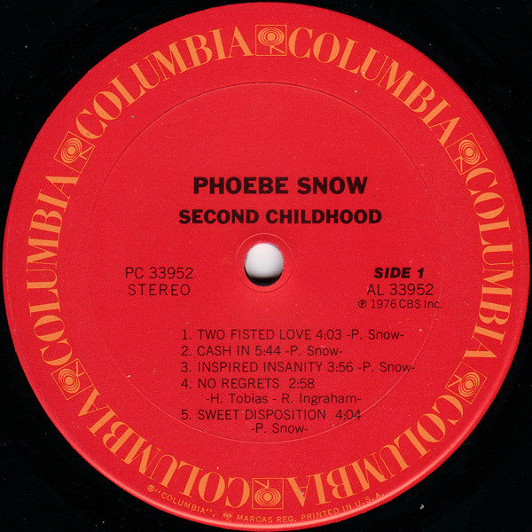 Phoebe Snow - Second Childhood - LP