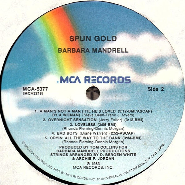 Barbara Mandrell - Spun Gold - LP