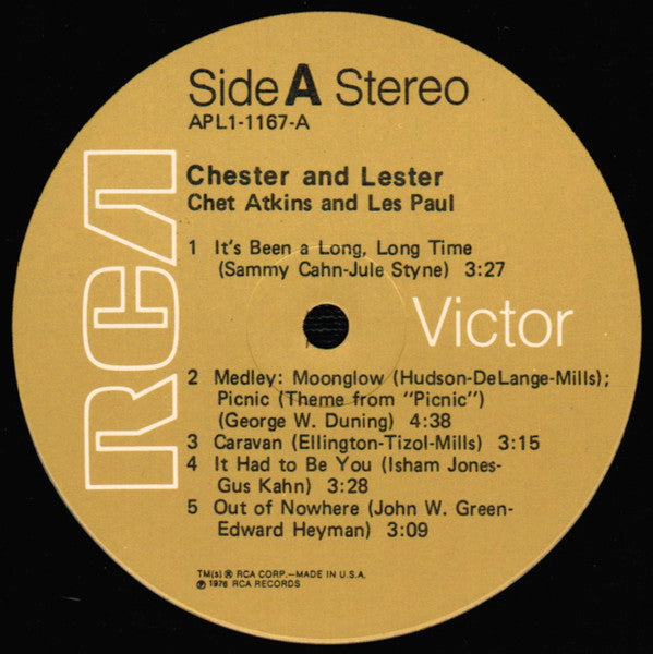 Chet Atkins & Les Paul - Chester & Lester - LP