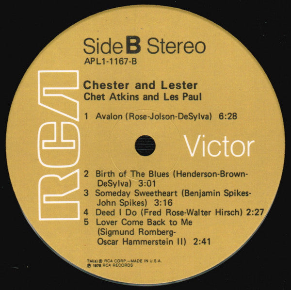 Chet Atkins & Les Paul - Chester & Lester - LP