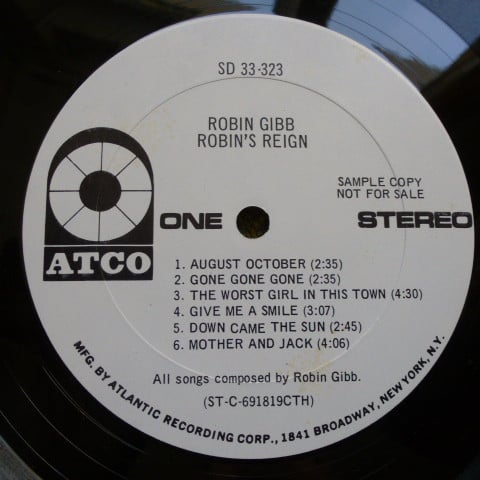 Robin Gibb - Robin's Reign - LP