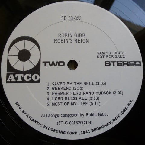 Robin Gibb - Robin's Reign - LP